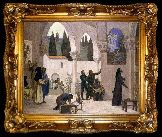 framed  Pierre Puvis de Chavannes Christian Inspiration, ta009-2